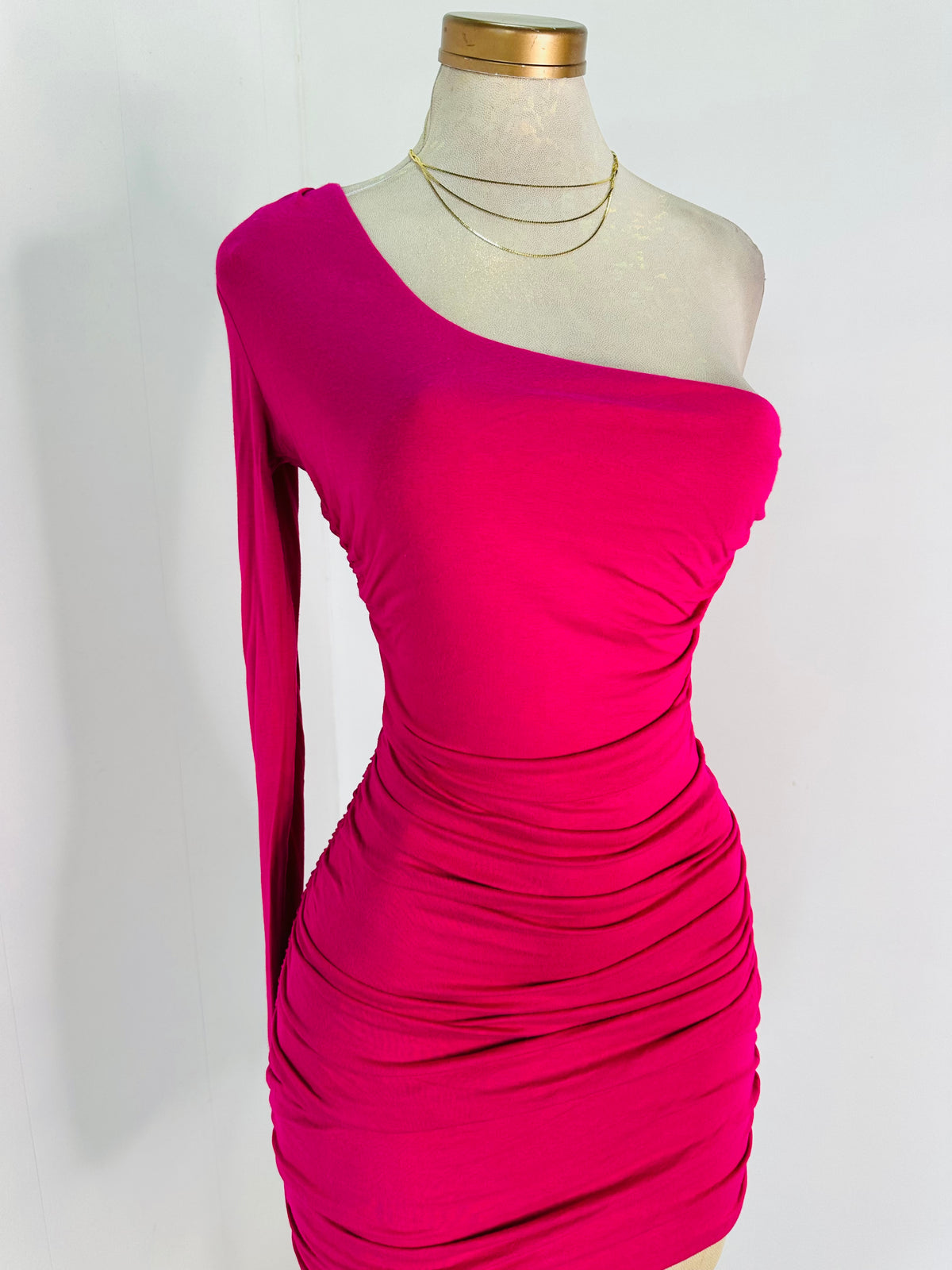 Vestido fucsia