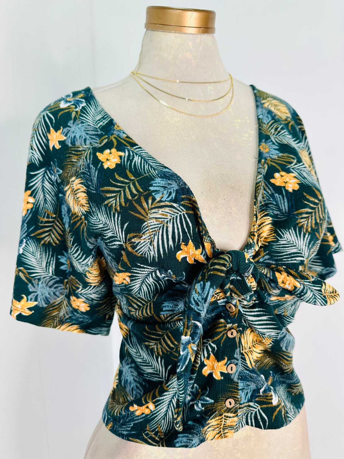 Blusa hojas