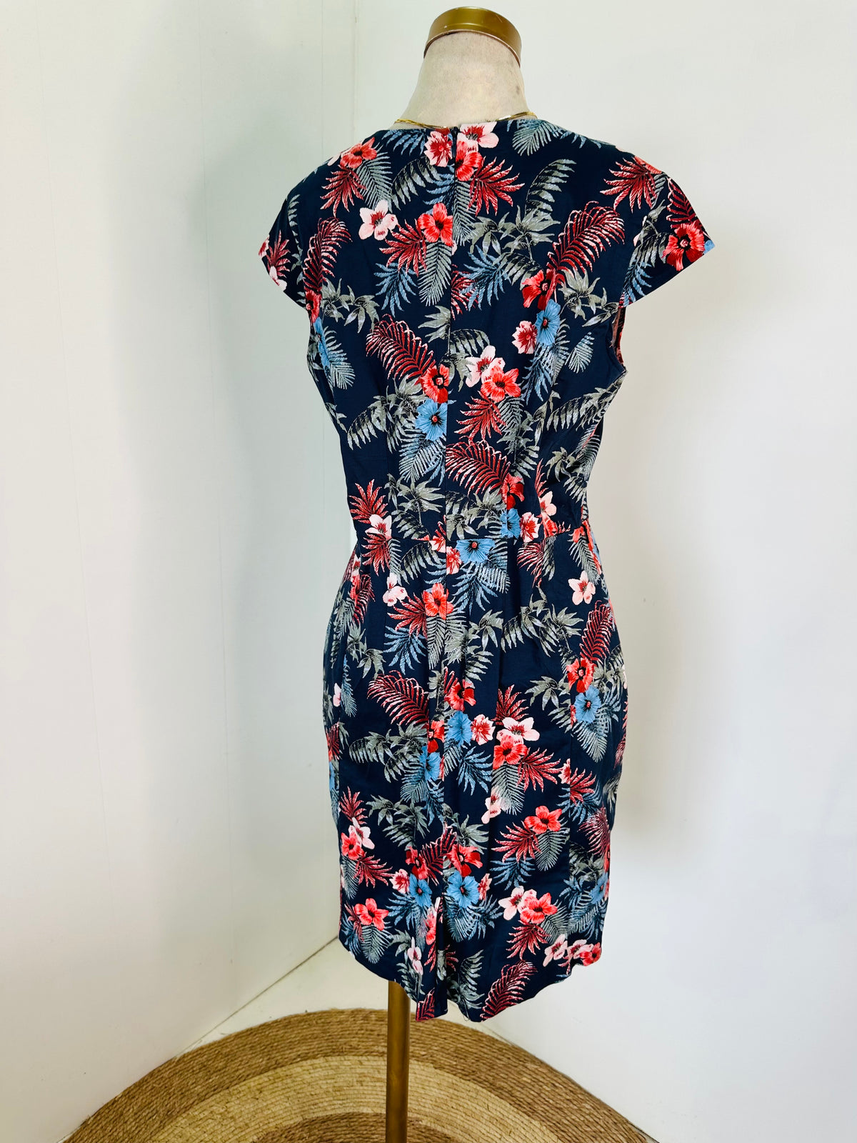 Vestido estampado flores