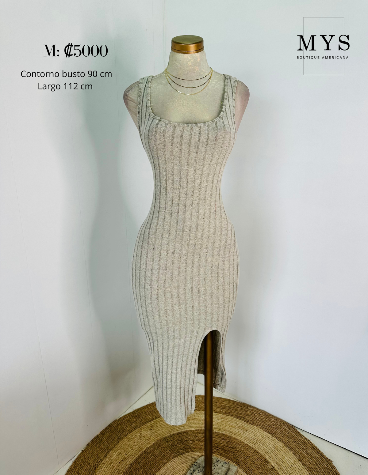 Vestido beish