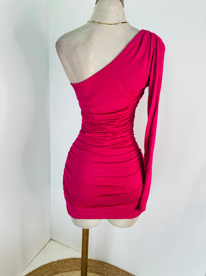 Vestido fucsia