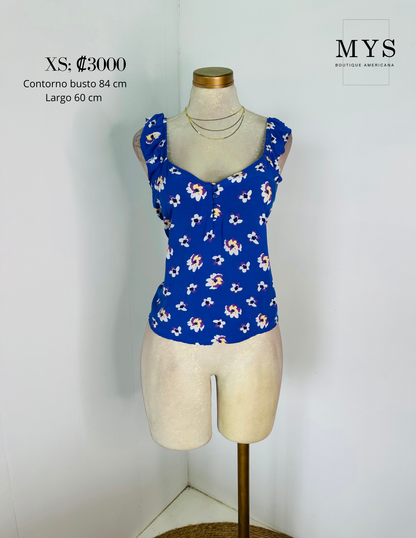 Blusa flores