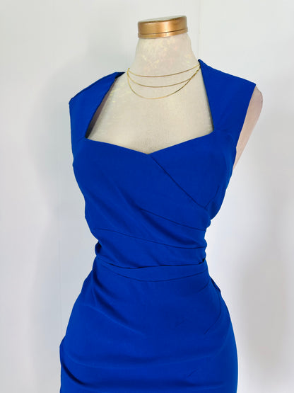 Vestido azul stretch