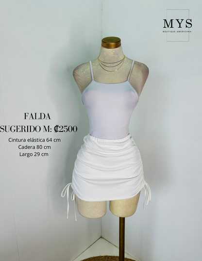 Falda blanca