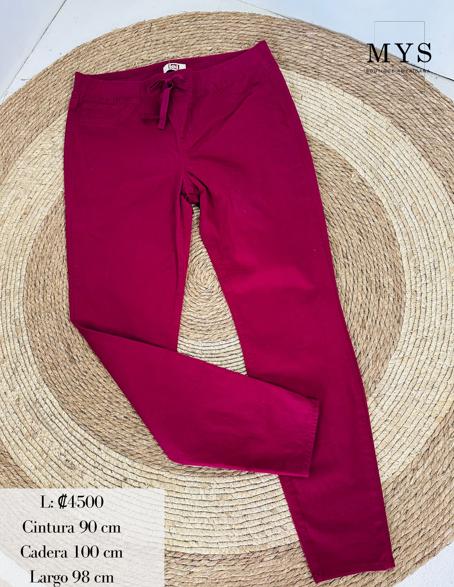 Pantalón vino