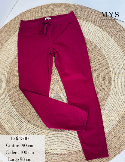Pantalón vino