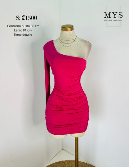 Vestido fucsia
