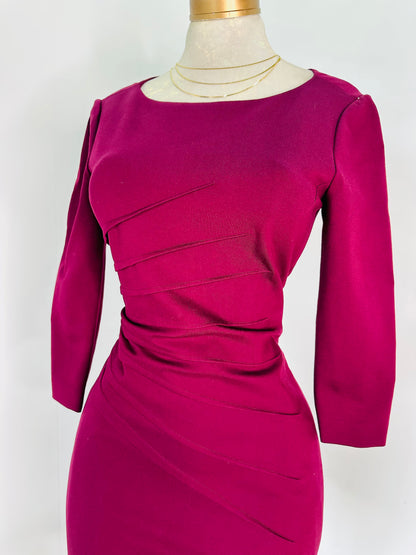 Vestido formal vino
