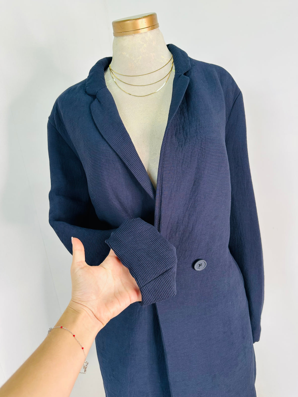 Blazer tipo gabardina