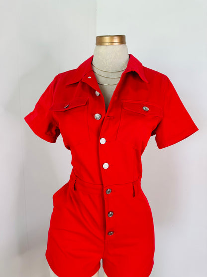 Enterizo rojo