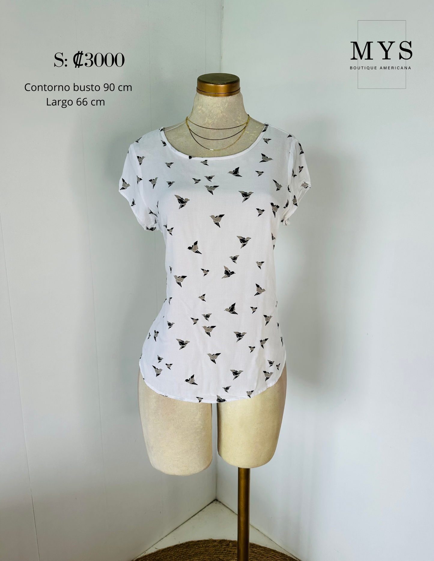 Blusa pájaros