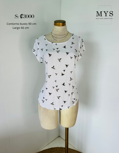 Blusa pájaros