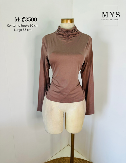 Blusa manga larga