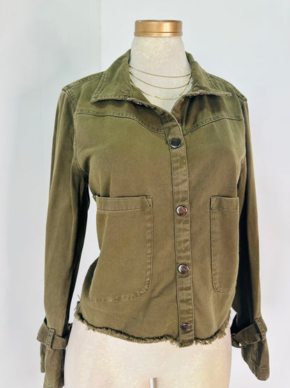 Jacket mezclilla verde