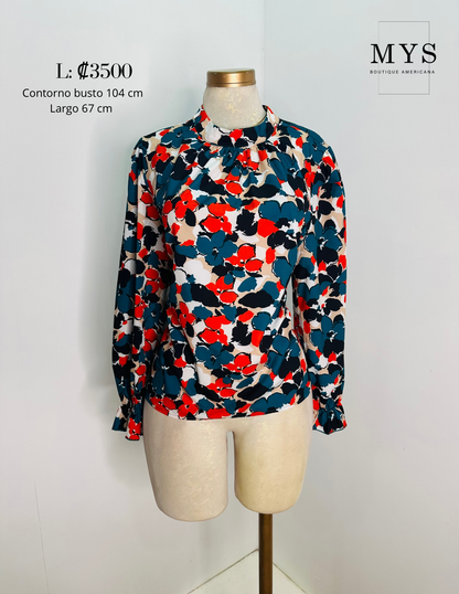 Blusa flores