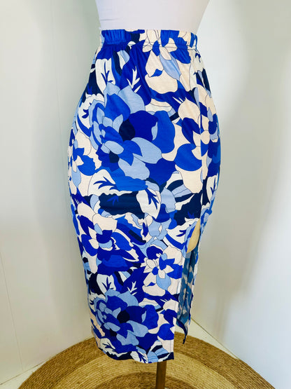 Falda azul
