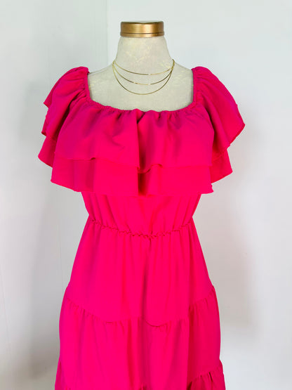 Vestido fucsia