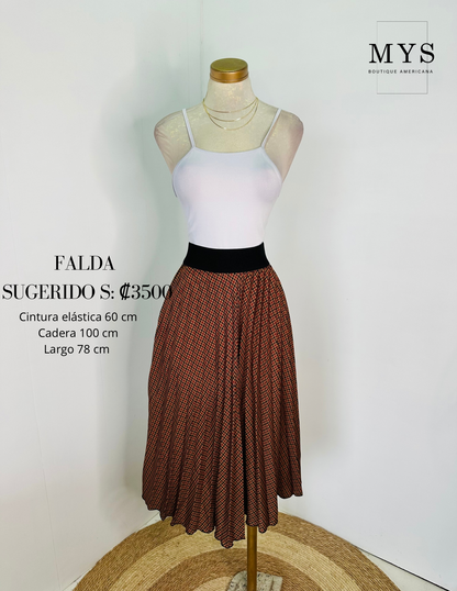 Falda larga