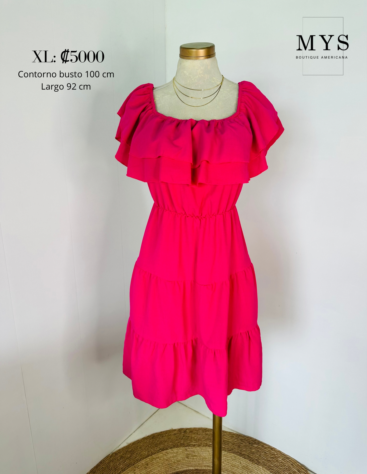Vestido fucsia