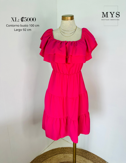 Vestido fucsia