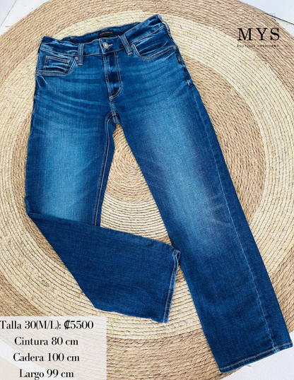 Pantalón azul recto