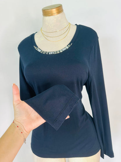 Blusa manga larga