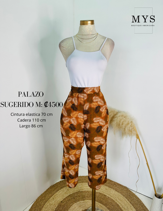 Palazo hojas