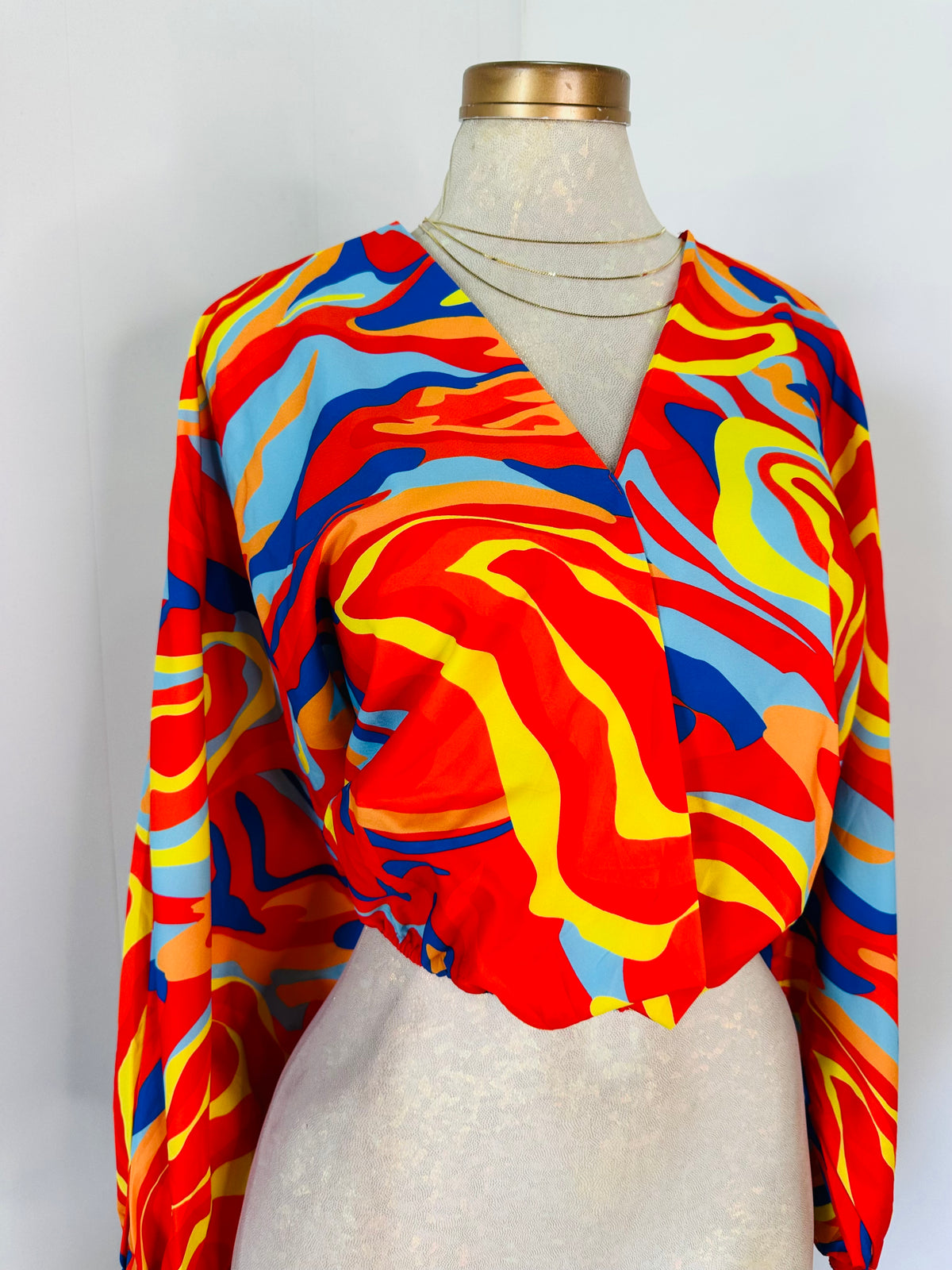Blusa colores manga larga