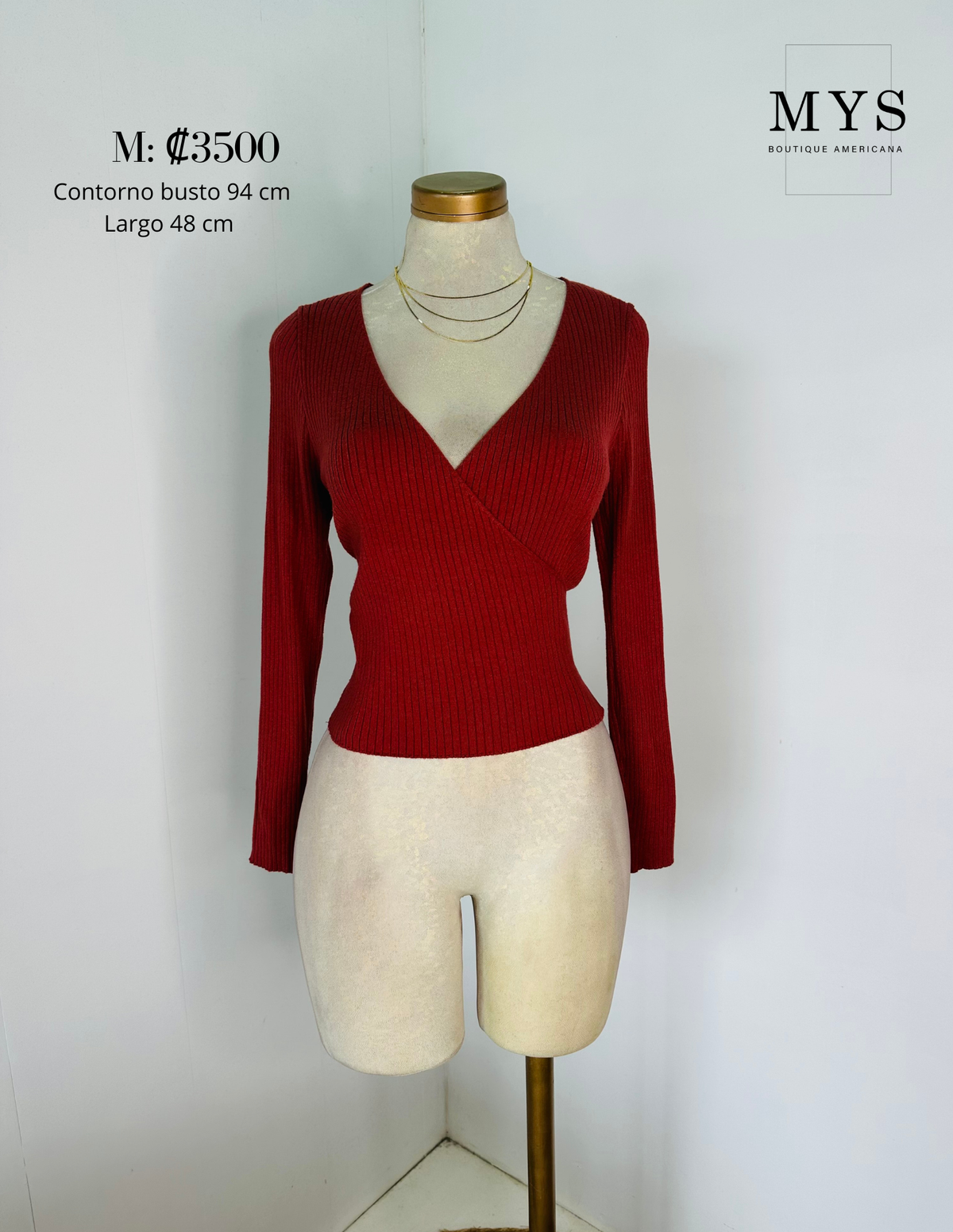 Blusa cruzada