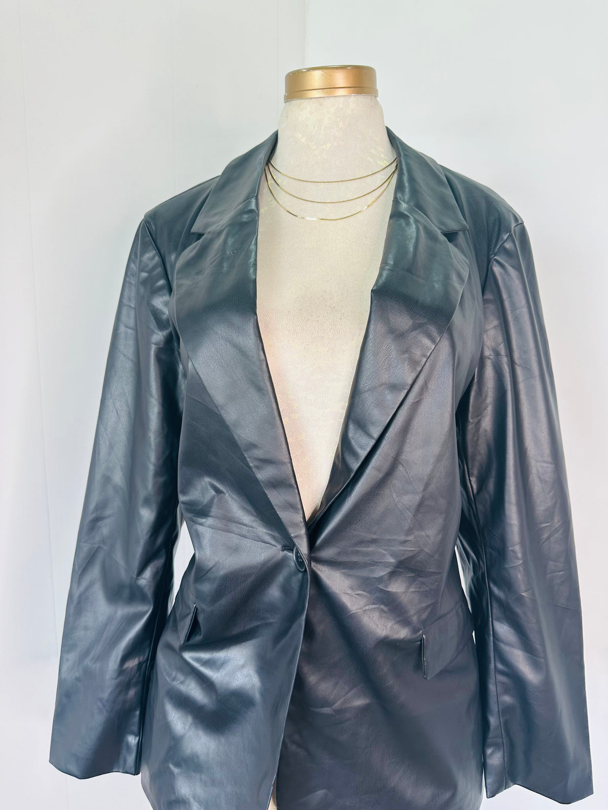Blazer cuerina