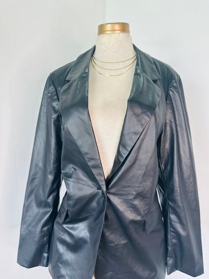 Blazer cuerina