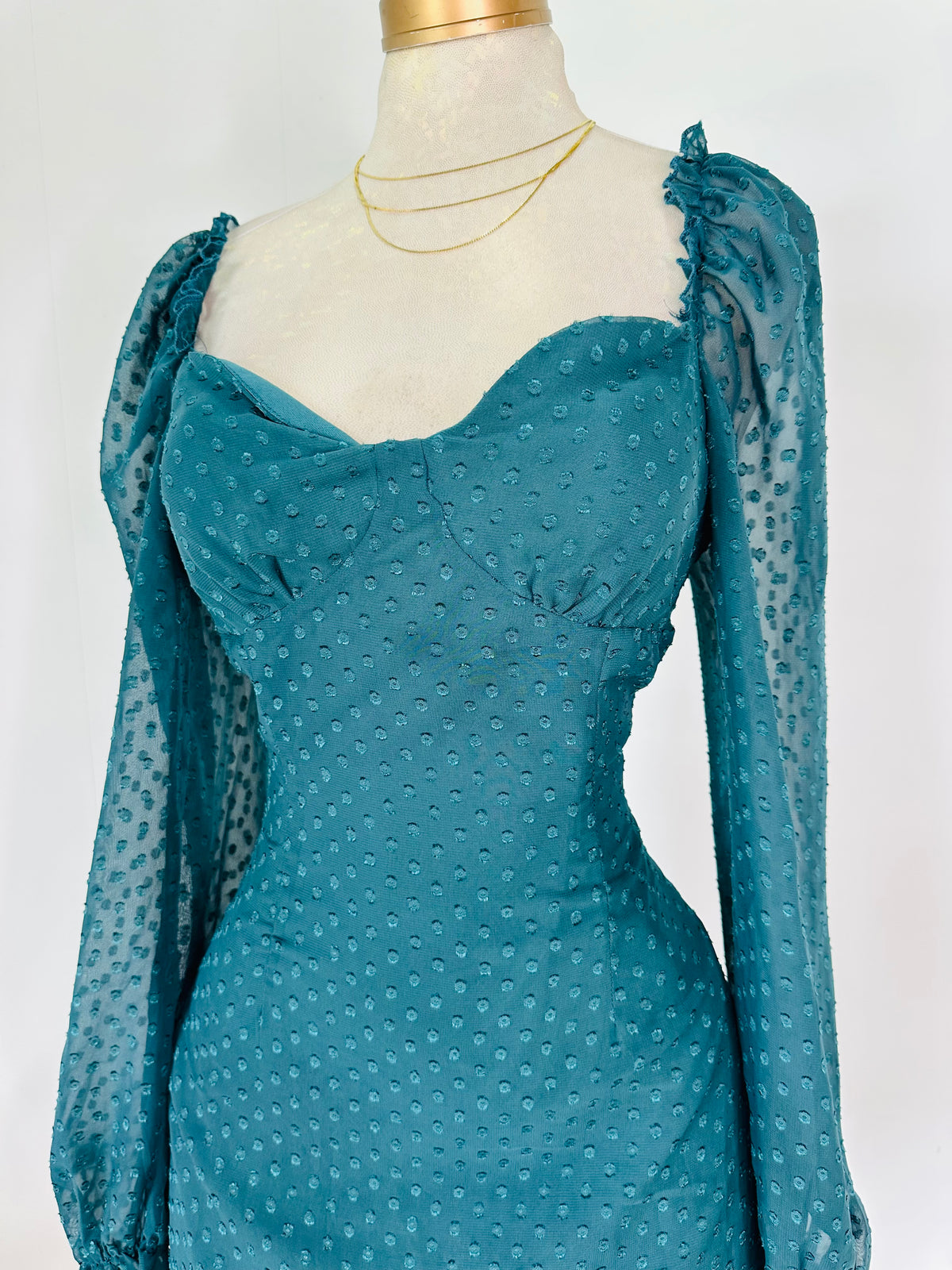 Vestido manga larga
