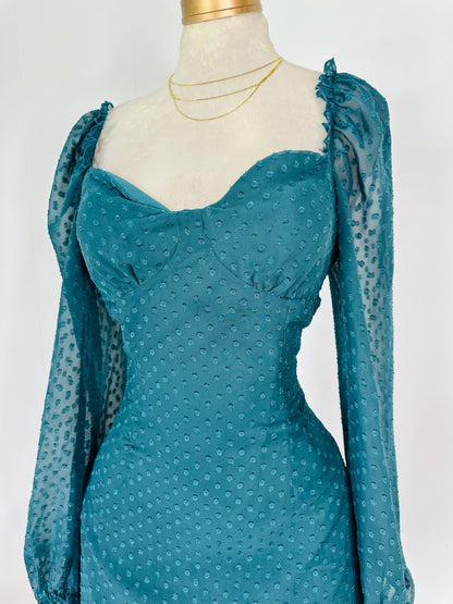 Vestido manga larga