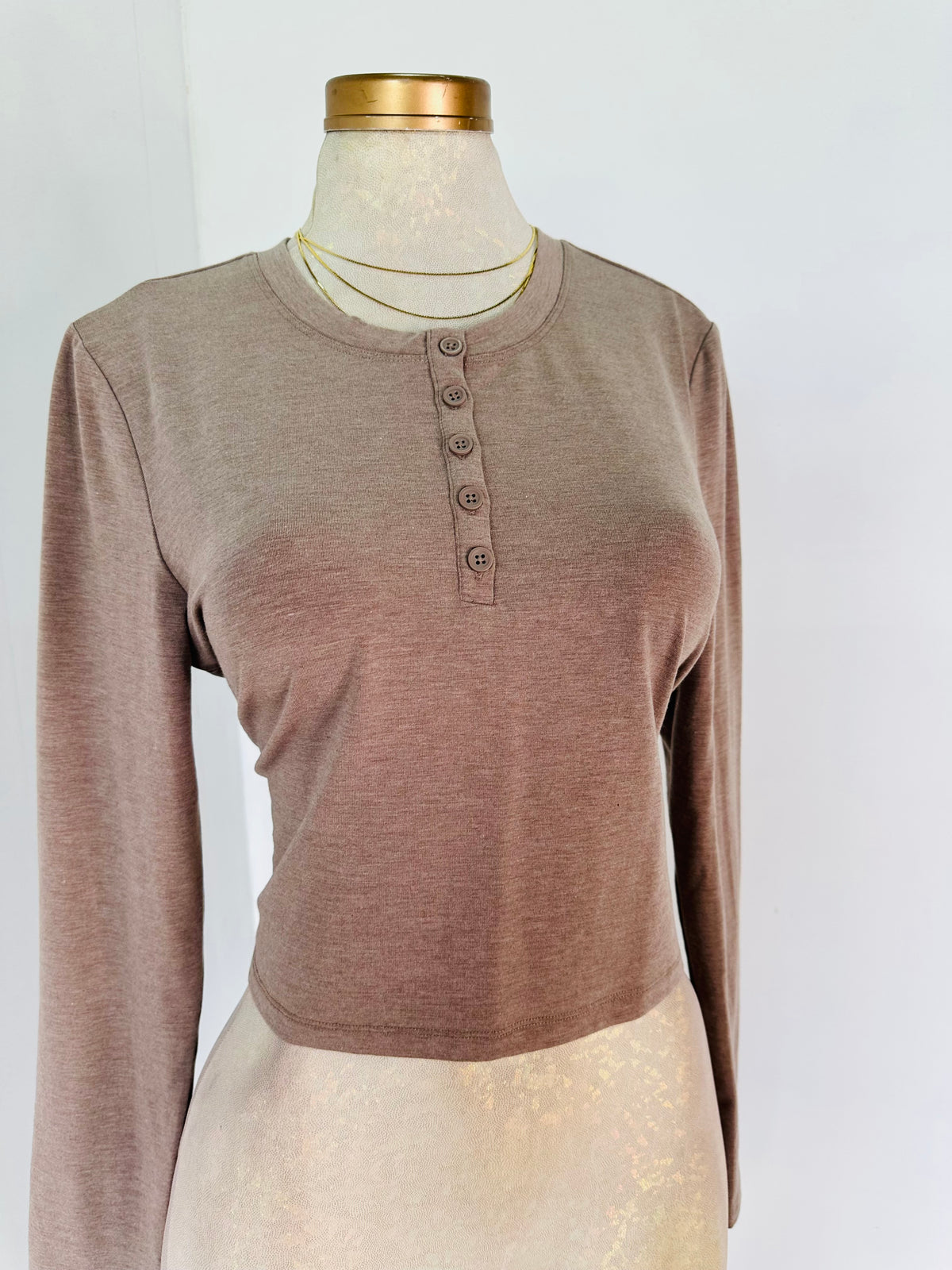 Blusa manga larga