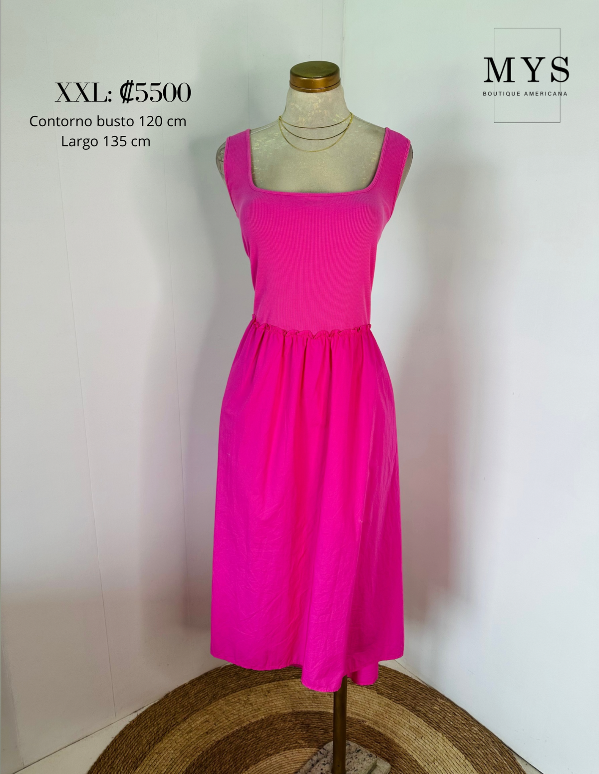Vestido rosa