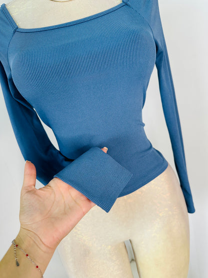 Blusa manga larga