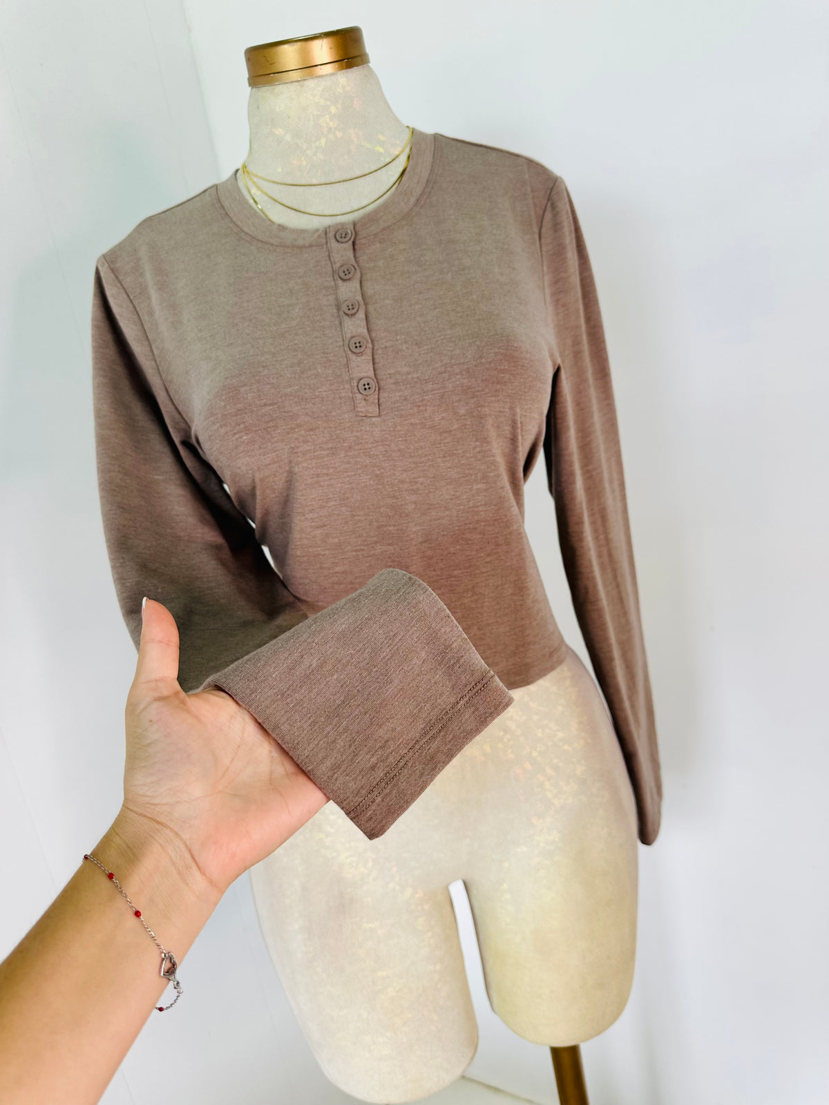 Blusa manga larga