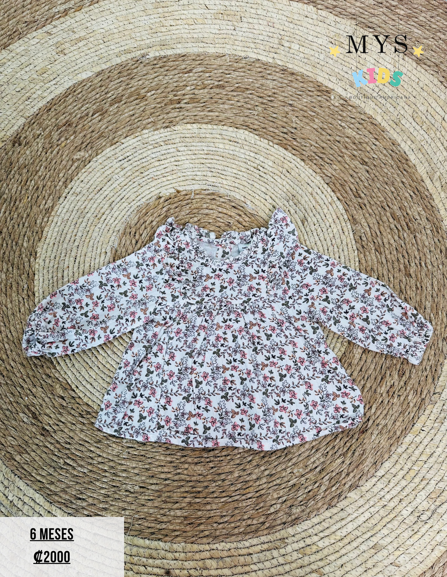 Blusa flores