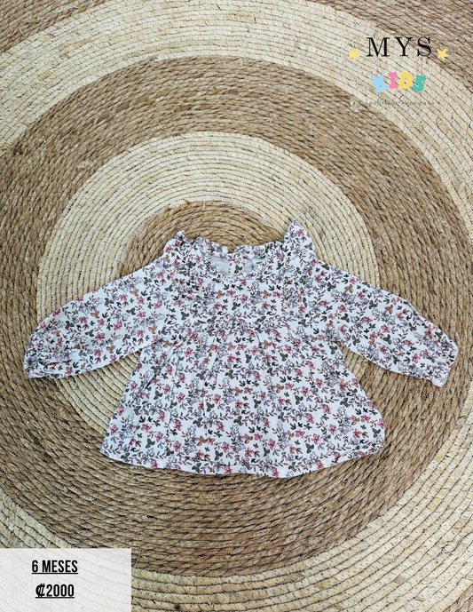 Blusa flores