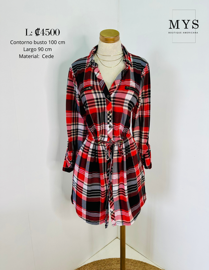 Vestido cuadros