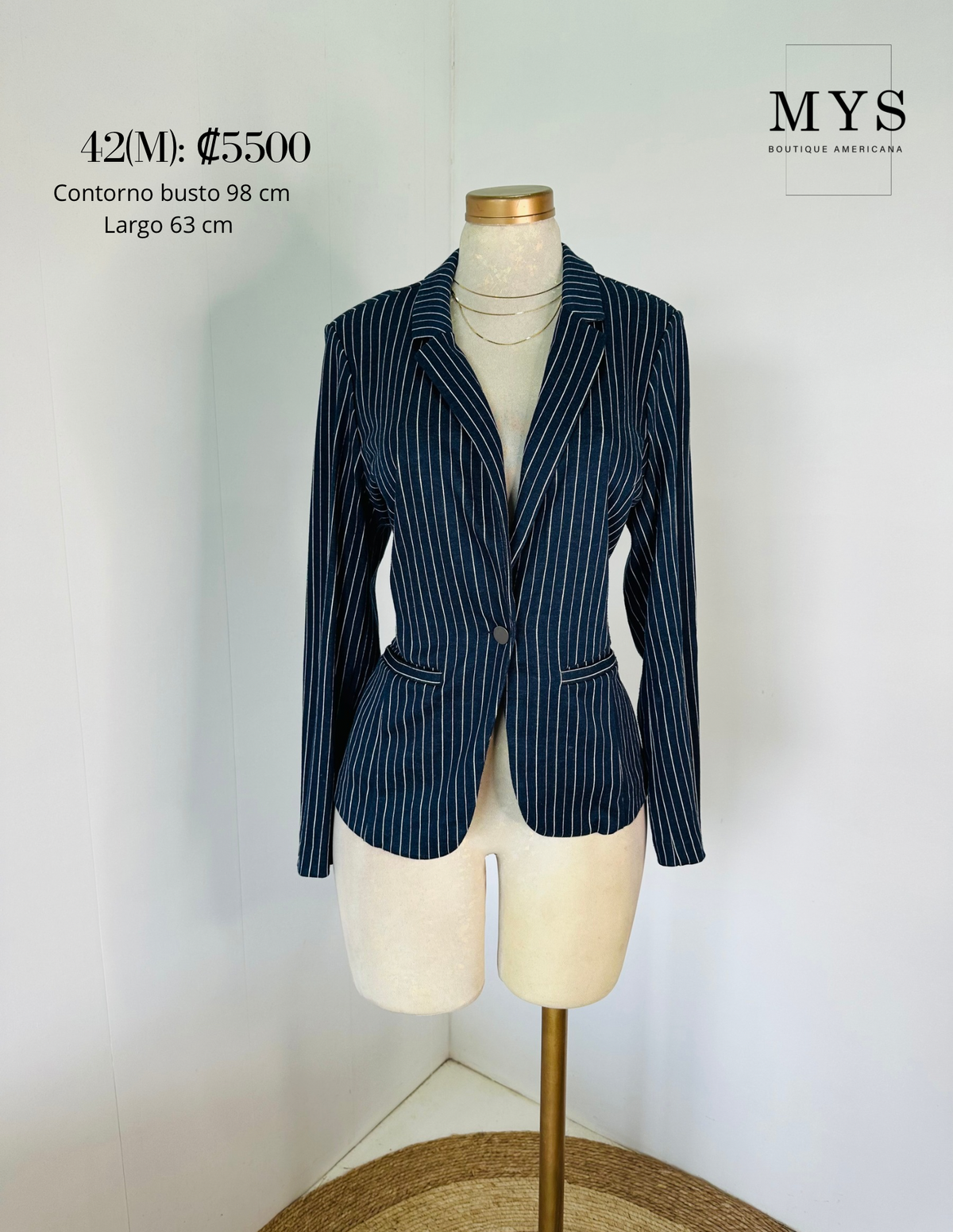 Blazer rayas
