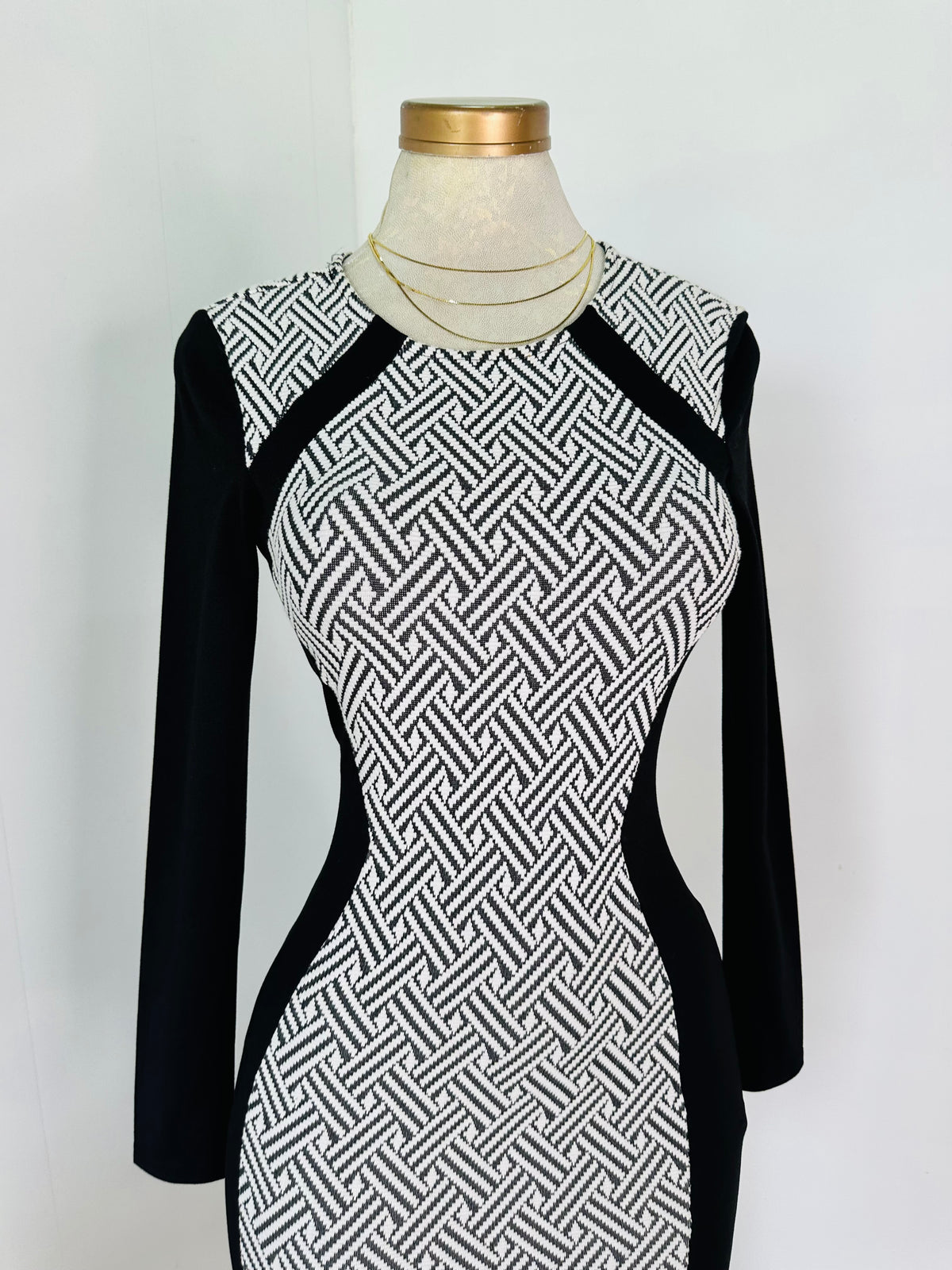 Vestido manga larga