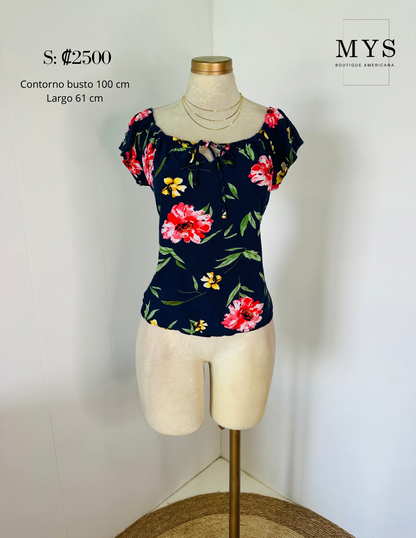 Blusa flores