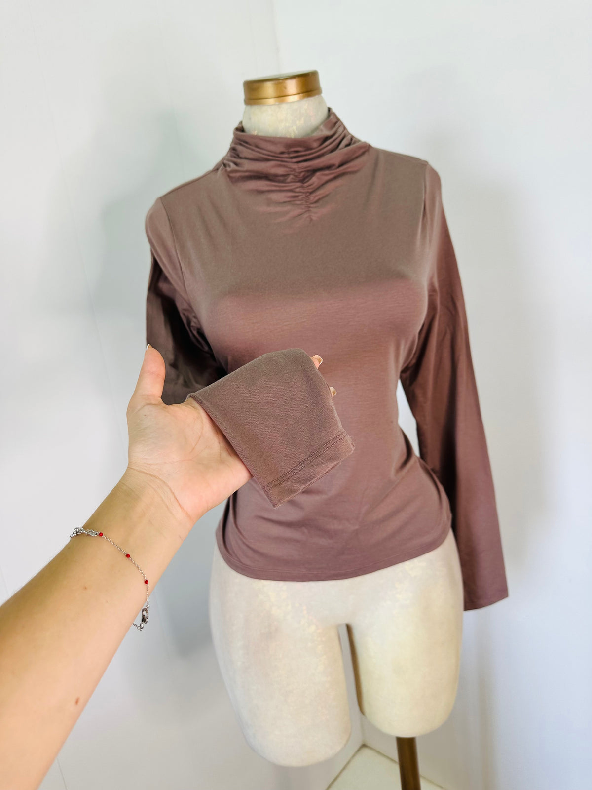 Blusa manga larga