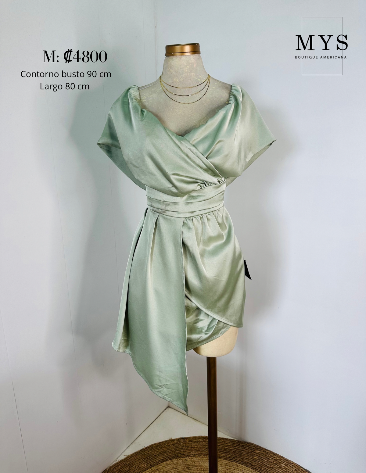 Vestido satin