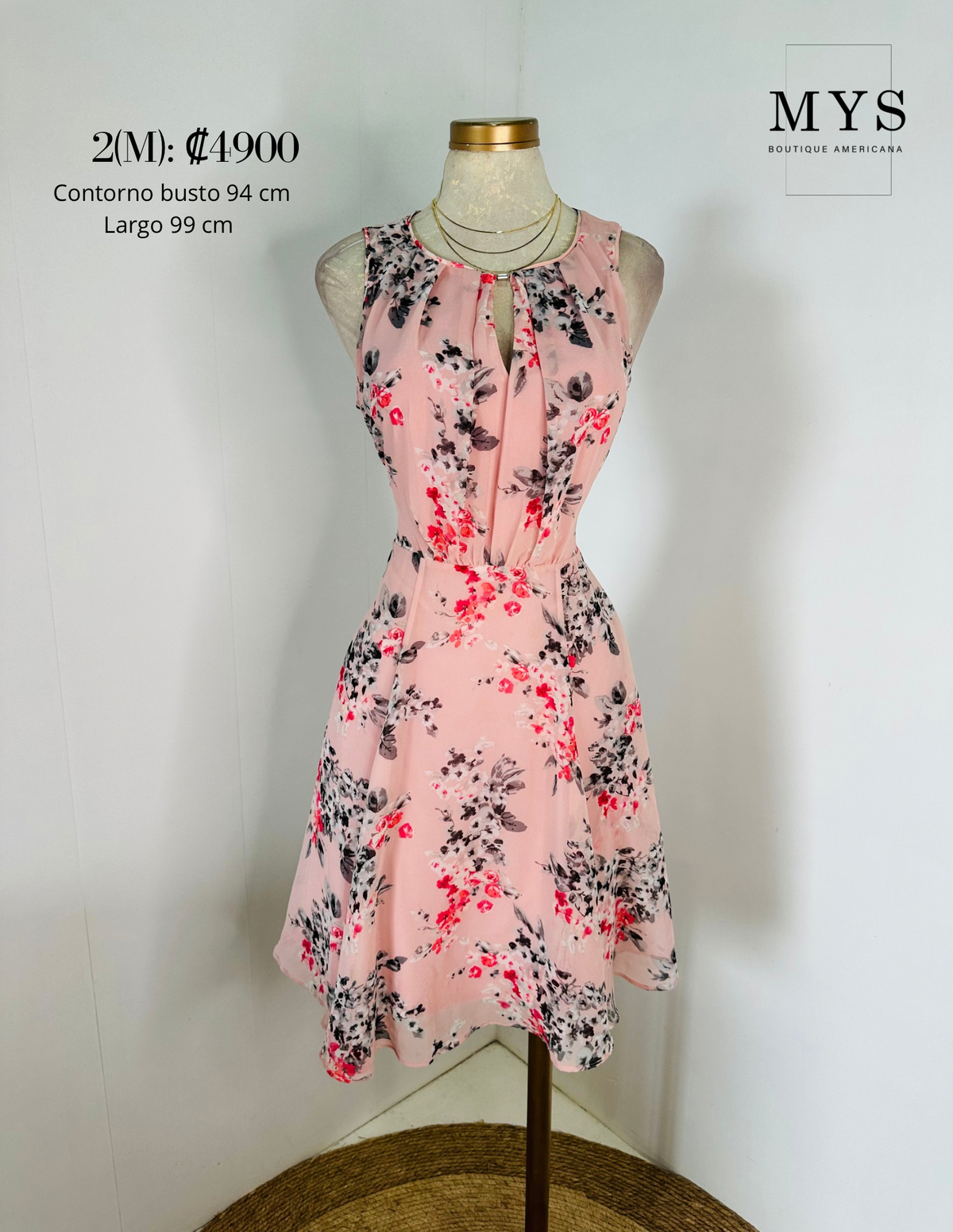 Vestido rosa