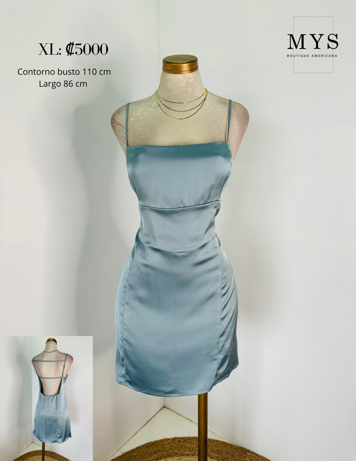 Vestido satin