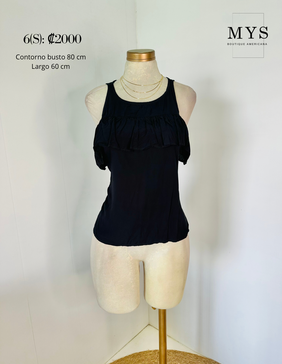 Blusa negra