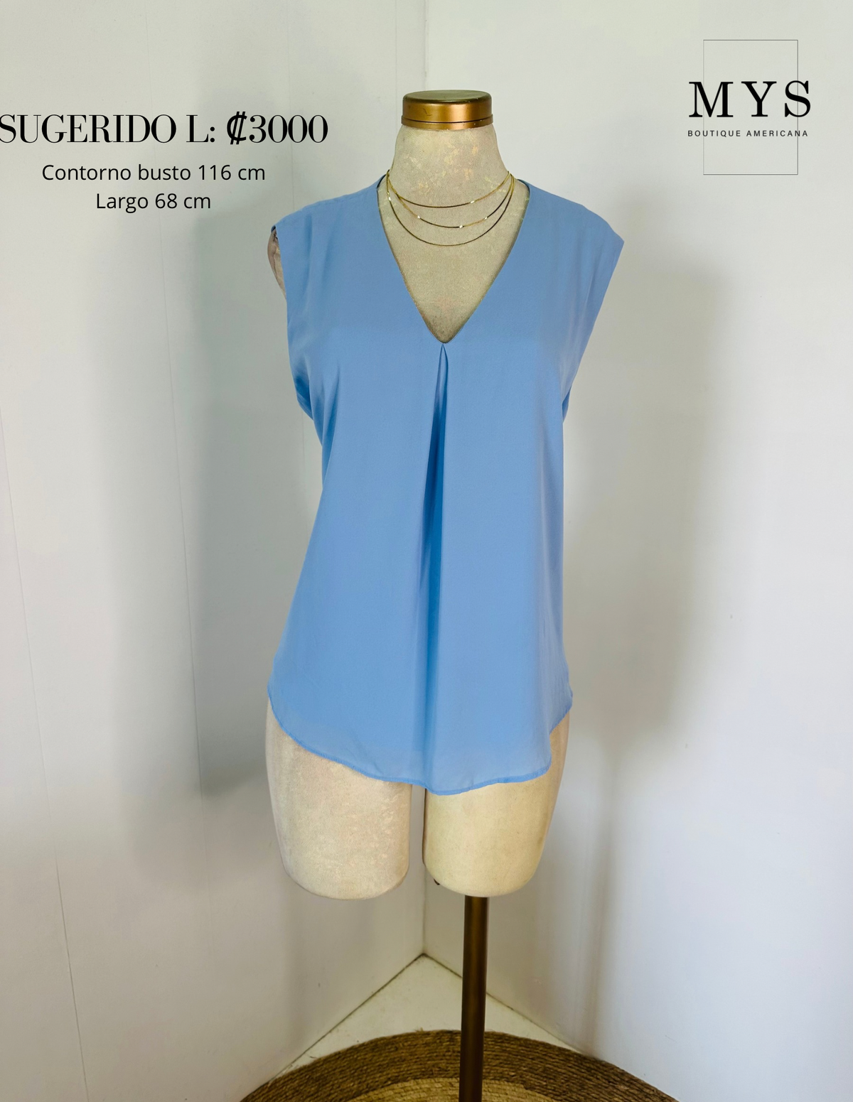 Blusa celeste
