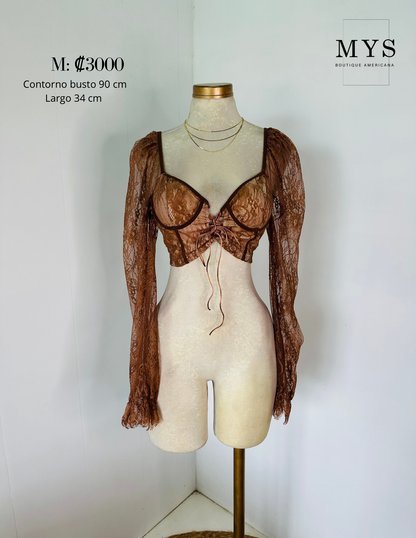 Blusa encaje